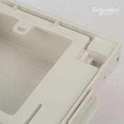 Schneider Electric Full Time Protection Weatherproof Single Gang Socket Cover (White) IP55 (Single Piece / Pack of 3 / Pack of 5)